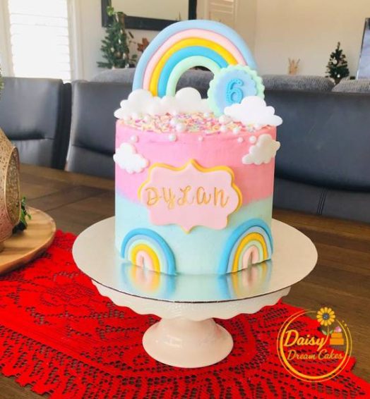 Rainbow Unicorn Cake (5 Days Required)